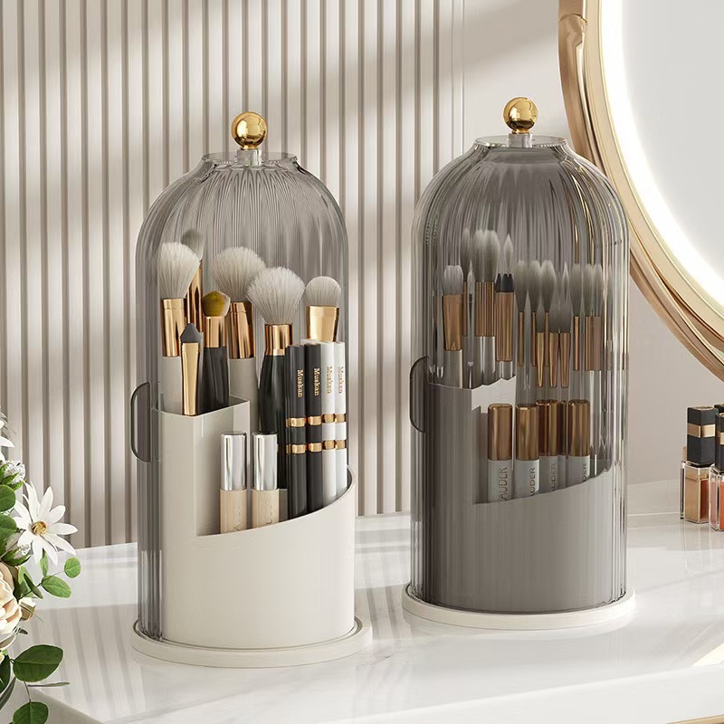 360 °   뚜껑이있는 회전 메이크업 브러쉬 홀더 럭 - Luxury Skincare And Makeup Brands 리뷰 및 가격