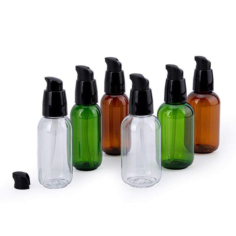 럭셔리 50ml 80ml 그린 클리어 브라운 PET 플 - Luxury Skincare Packaging 리뷰 및 가격